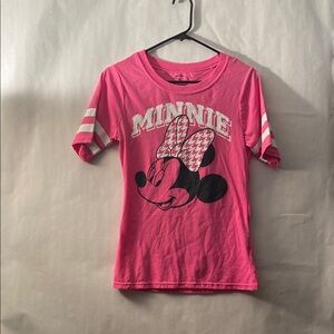 Disney Pink Minnie Mouse Short Sleeve Tee